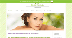 Desktop Screenshot of heikehanisch.de