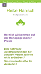 Mobile Screenshot of heikehanisch.de