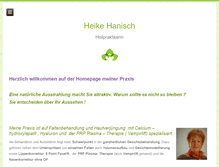Tablet Screenshot of heikehanisch.de